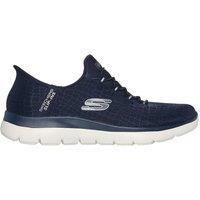 Summits Sparkle Bungee Slip-ins Navy