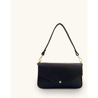 Apatchy London Women's The Munro Leather Shoulder Bag in Black