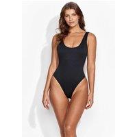 Sienna High Cut Ribbed Swimsuit