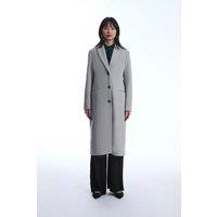 Button Grey Coat