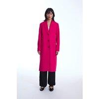 Button Fuchsia Coat