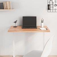 Berkfield Home Table Top Light Brown 80x40x2 cm Treated Solid Wood Oak | Size: 80 x 40 x 2 cm