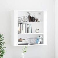 Berkfield Home Wall Cabinet White 80x33x80 cm Engineered Wood | Size: 80 x 33 x 80 cm