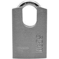 Scan Stainless Steel Shrouded Padlock 40mm in Silver