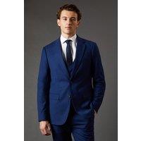 Burton Men's French Navy Slim Fit Essential Suit Jacket in Dark Blue | Size: 46R