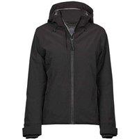 TEE JAYS Women's Waterproof Jacket in Black | Size: 8-10