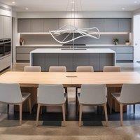 CGC Lighting Paraplu 1 Wave 90cm White LED Ceiling Pendant Light Chandelier