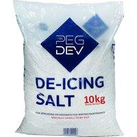 Pegdev 20kg Premium White De-Icing Rock Salt Winter Ice Melting Easy Lifting 10kg Bags