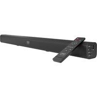 DMD Collective All In One Sound Bar For TV with Remote Bluetooth, Optical, AUX Inputs 30W in Black