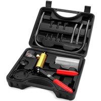 Autojack Brake Bleeding Kit Vacuum Pump Pressure Tester Gauge Set in Black | Size: 1000mm x 400mm