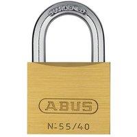 ABUS 55/40mm Brass Padlock Keyed Alike 5402 in Yellow