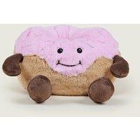 Warmies Large Microwaveable Plush Pink Donut in Baby Pink