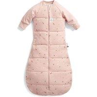 ergoPouch Organic Winter Jersey Sleeping Bag - 3.5 TOG Daisy in Light Pink | Size: 8-24 m