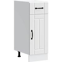 Kitchen Base Cabinet Lucca White Engineered Wood