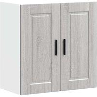 Berkfield Home Kitchen Wall Cabinet Porto Grey Sonoma Engineered Wood