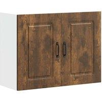 Kitchen Wall Cabinet Kalmar Smoked Oak Engineered Wood