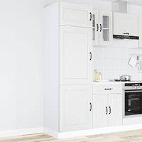 Berkfield Home Kitchen Cupboard Kalmar White Engineered Wood