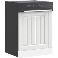 Berkfield Home Dishwasher Panel Lucca White Engineered Wood