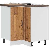 Kitchen Corner Base Cabinet Lucca Old Wood Engineered Wood