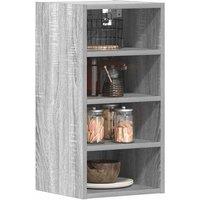 Berkfield Home Hanging Cabinet Grey Sonoma 30x29.5x60 cm Engineered Wood