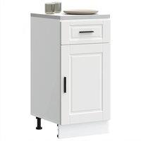 Berkfield Home Kitchen Base Cabinet Porto White Engineered Wood
