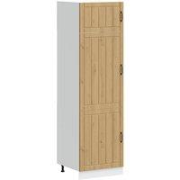 Berkfield Home Kitchen Cupboard Lucca Artisan Oak Engineered Wood in Brown
