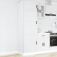 Berkfield Home Kitchen Cupboard "Porto" White Engineered Wood