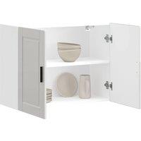 Kitchen Wall Cabinet Porto High Gloss White Engineered Wood