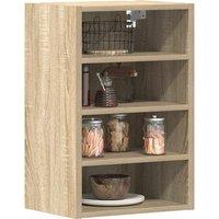 Berkfield Home Hanging Cabinet Sonoma Oak 40x29.5x60 cm Engineered Wood in Brown