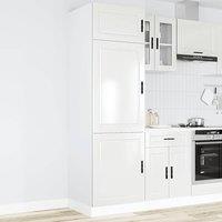 Berkfield Home Kitchen Cupboard Porto High Gloss White Engineered Wood