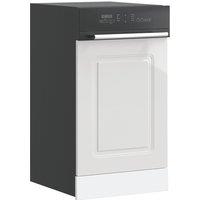 Dishwasher PanelKalmarHigh Gloss White45x1.5x67 cm Engineered Wood