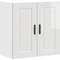 Berkfield Home Kitchen Wall Cabinet Porto High Gloss White Engineered Wood