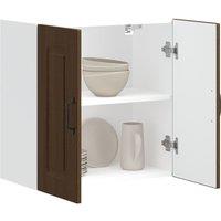 Berkfield Home Kitchen Wall Cabinet Kalmar Brown Oak Engineered Wood