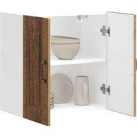 Berkfield Home Kitchen Wall Cabinet Kalmar Old Wood Engineered Wood in Brown