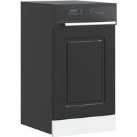 Dishwasher PanelKalmarBlack 45x1.5x67 cm Engineered Wood