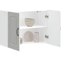 Kitchen Wall Cabinet Kalmar White Engineered Wood