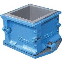 Pegdev Concrete Test Cube Mould 150mm - 4-Part Slump Strength Test in Blue