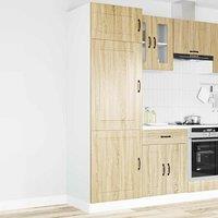 Berkfield Home Kitchen Cupboard Kalmar Sonoma Oak Engineered Wood in Brown