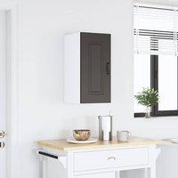 Berkfield Home Kitchen Wall Cabinet Kalmar Black Engineered Wood