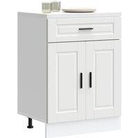 Kitchen Base CabinetPorto White Engineered Wood