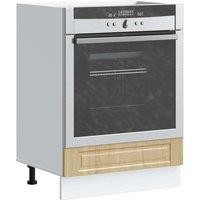 Berkfield Home Oven CabinetPorto Sonoma Oak Engineered Wood in Brown