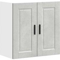 Berkfield Home Kitchen Wall Cabinet Porto Concrete Grey Engineered Wood