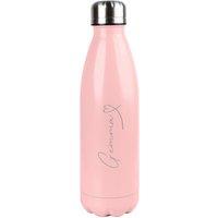 Personalised Memento Company Women's Personalised Heart Pink Metal Insulated Drinks Bottle