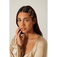 Madein Women's 2 Pack Two Toned Hair Slides