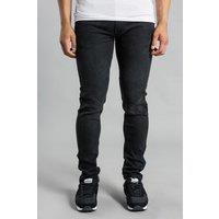 Tokyo Laundry Men's Classic Slim Fit Denim Jeans in Black | Size: 38R