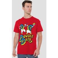 Paramount Home Entertainment Double Dare Vintage Double Dare Logo Unisex T-Shirt, Red | Size: Large