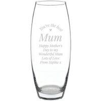 Personalised Memento Company Personalised You Are The Best Bullet Vase in Clear