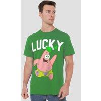 Spongebob Squarepants St. Patrick'S Day Lucky Patrick Unisex T-Shirt, Kelly Green | Size: Small