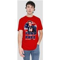 Happy Days Fonz For PrezT Shirt, Red | Size: Small