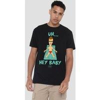 Beavis and Butthead Uh Hey Baby Unisex T-Shirt, Black | Size: XL